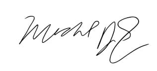 Dr. Michael DeFee signature